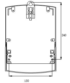 DTSD79-BF2/DSSD79-BF2型電子式三相多功能電能表安裝尺寸圖